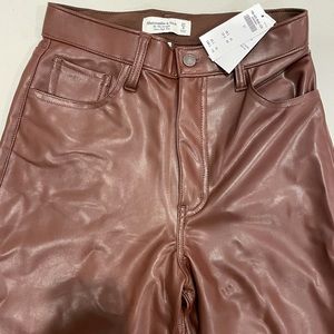 Abercrombie leather pants